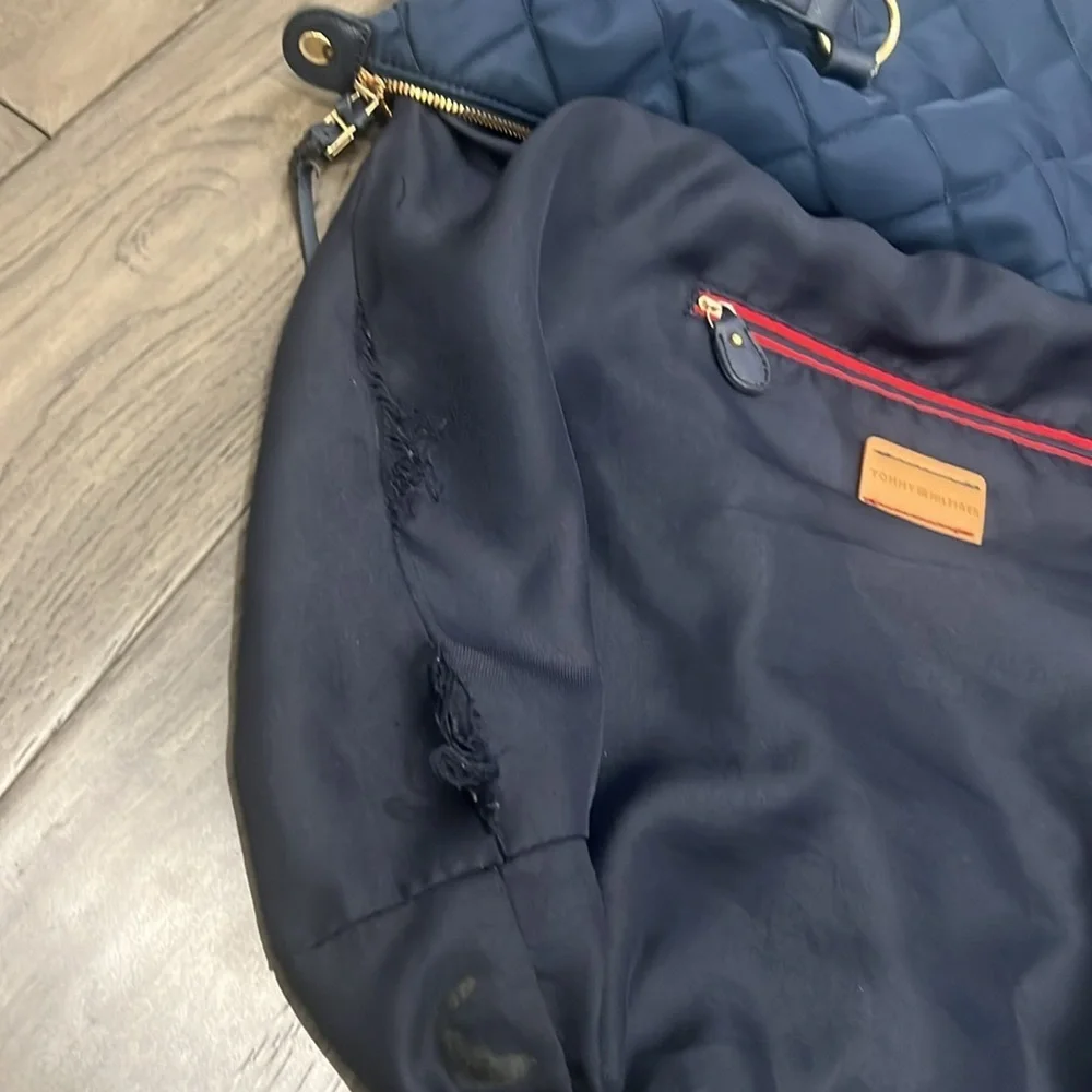 Tommy Hilfiger quilted tote bag